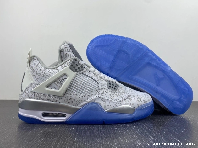 Official Maikesneakers Anniversary 4 705333-105 Laser Jordan 30th Retro 0630